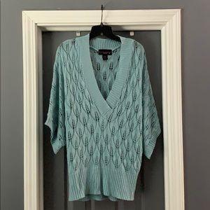 Lane Bryant poncho sweater